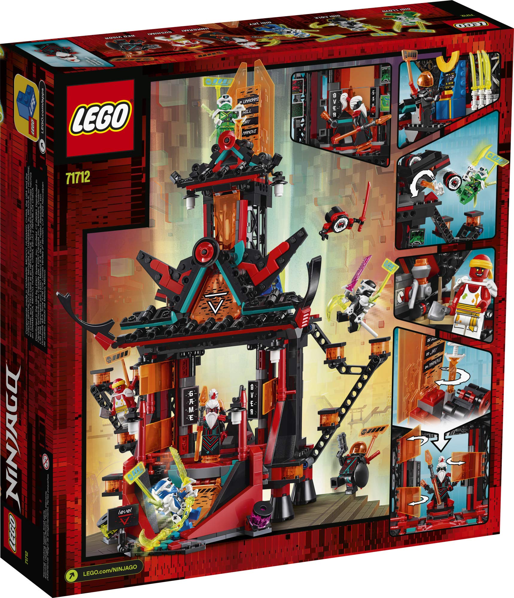 Mua LEGO NINJAGO Empire Temple of Madness 71712 Ninja Temple Building Kit, New 2020 (810 Pieces