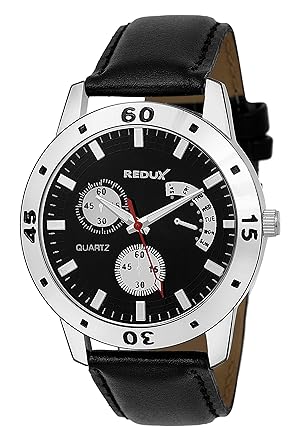 Redux Analogue Black Dial Mens & Boys Watch RWS0172S
