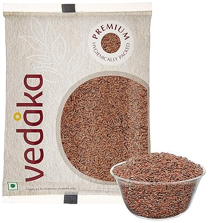 Amazon Brand - Vedaka Premium Flaxseeds, 200g