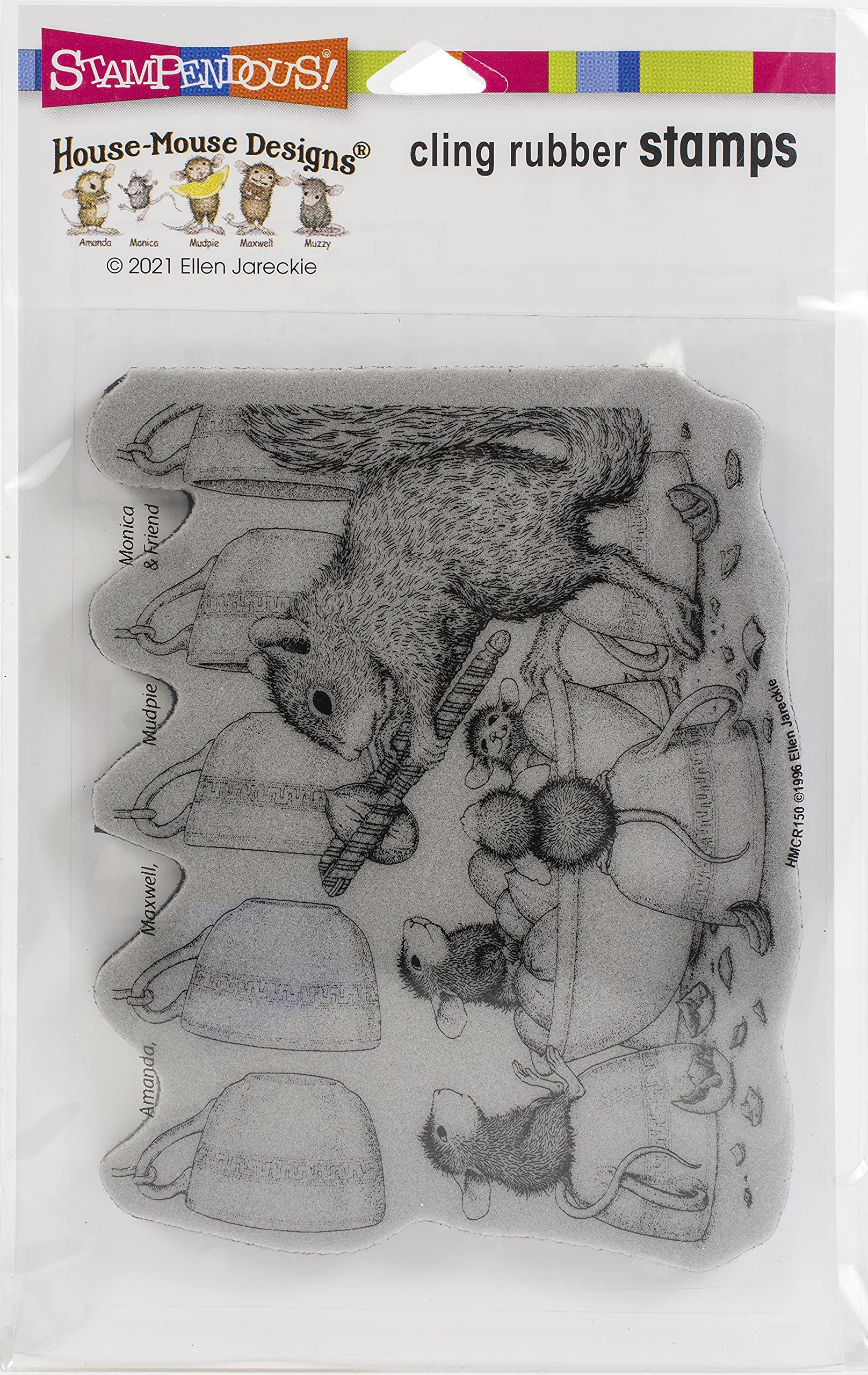 STAMPENDOUS Cling Nut Cracker Rubber Stamp