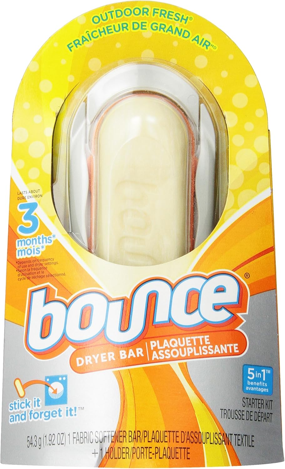 Bounce 3 Month Outdoor Fresh Dryer Bar 1.92 Oz