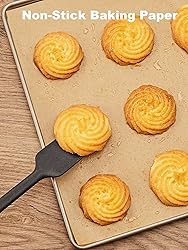 SMARTAKE 200 Pcs Unbleached Parchment Paper Baking