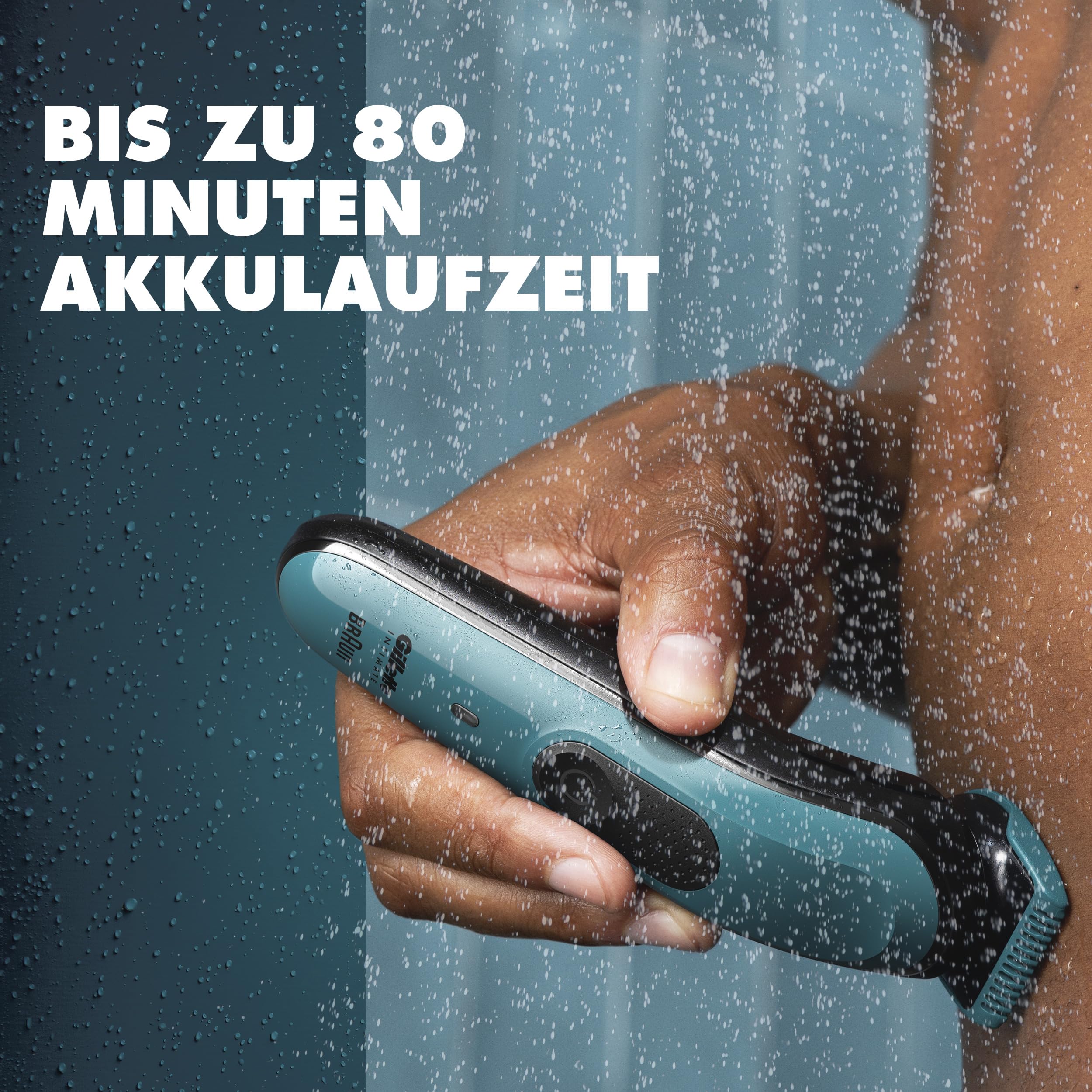 Gillette Intimate Elektrischer Körperrasierer Herren i3 für den Intimbereich, SkinFirst Intimrasierer, Trimmer mit Lebenslang Scharfen Klingen, Wasserdicht, Kabellos für Nass- und Trockenanwendung 3