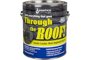 Sashco 14004 Gallon Clear Roof Sealant
