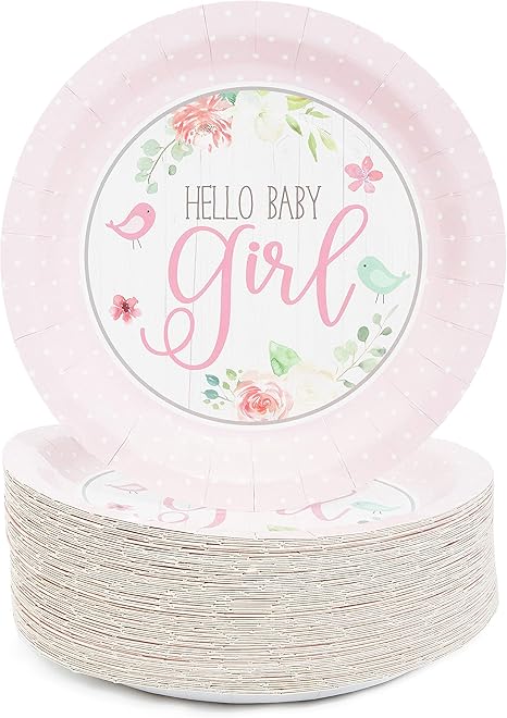 baby shower paper plates