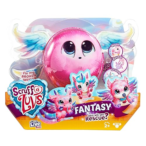 Little Live Pets Mystery Rescue Plush Toy Fantasy Animals