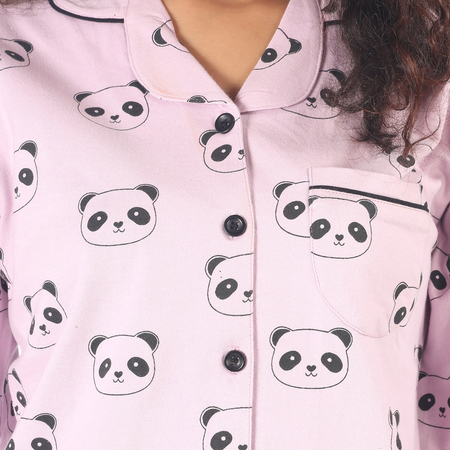 nite flite women's panda pyjama set