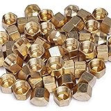 LTWFITTING 1/2-Inch Brass Compression Cap Stop