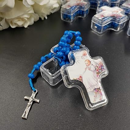 baptism rosary boy