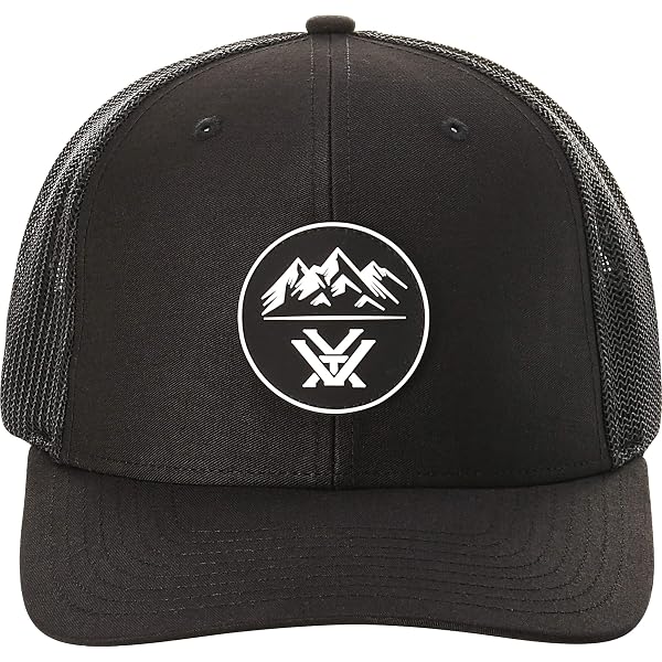 thumbnail image 2 of Vortex Logo Mesh Back Snap Back Cap – Black Camo, One Size Fits Most, Cotton, MPN 121-53-BCA 2 of 6