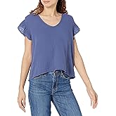 Velvet by Graham & Spencer Women's Remi Cotton Slub Mix Top