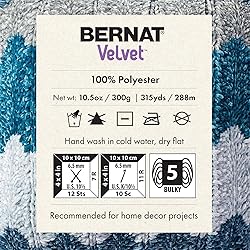 Bernat Velvet Quiet Pink Yarn - Pack of 10.5oz/300g