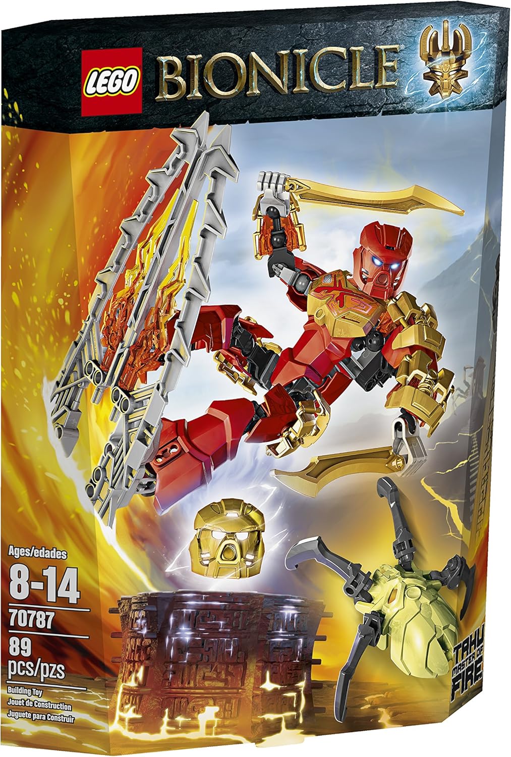 LEGO Bionicle TahuMaster of Fire Toy 70787, Building Sets Amazon Canada