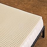 Pure Green 100% Natural Latex Mattress Topper - Soft - 3 Inch - Twin Size (GOLS Certified Organic)