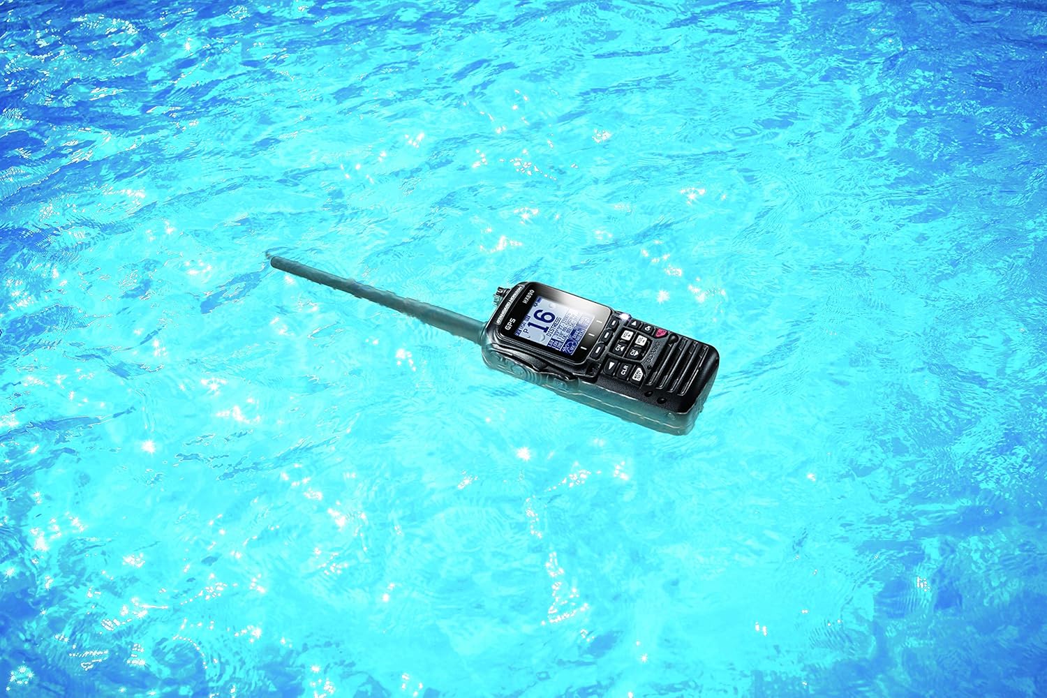 Standard Horizon HX890 Handheld VHF Navy Blue - Floating 6 Watt Class H DSC Two Way Radio: Car Electronics