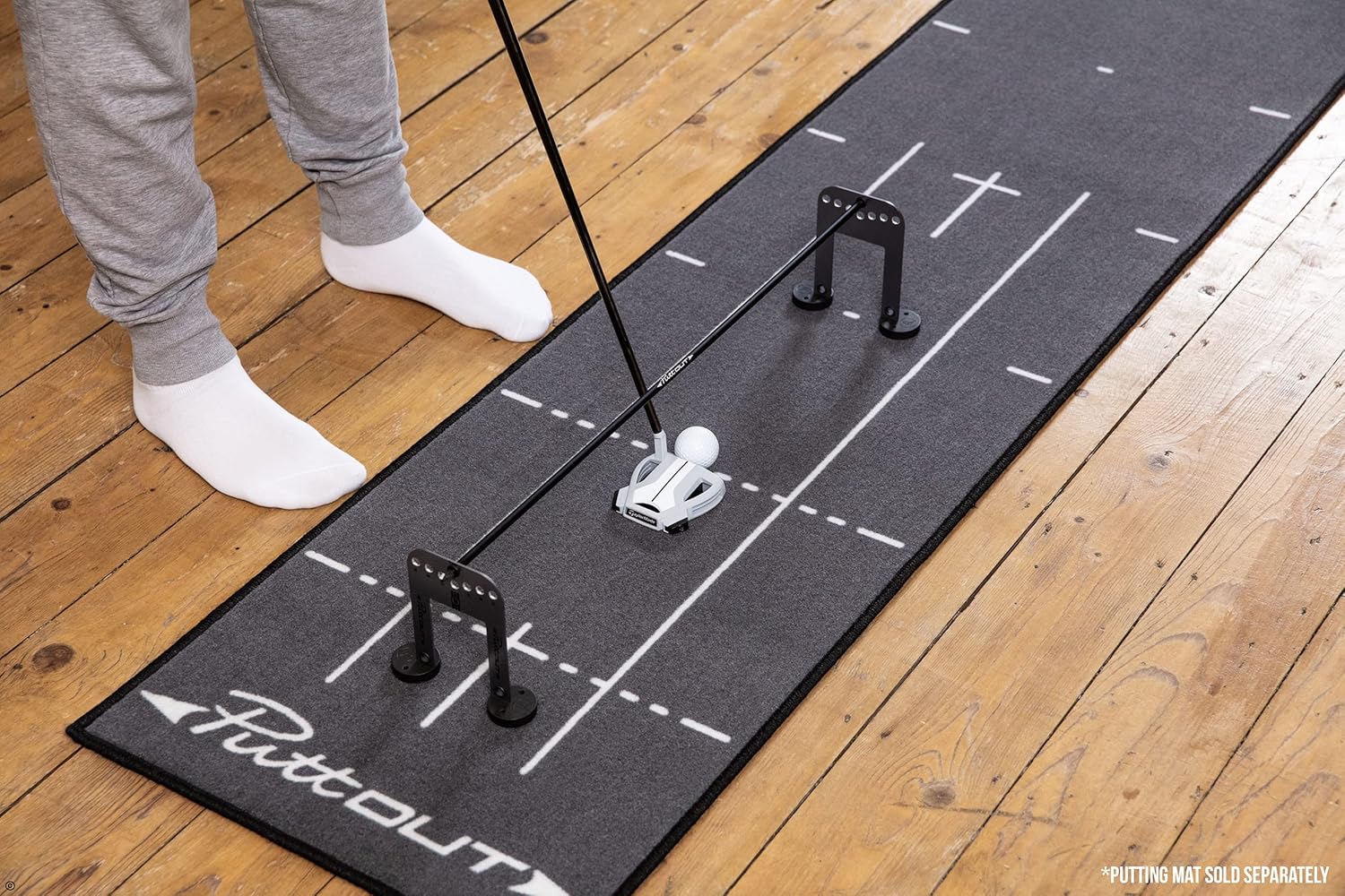 PuttOut Golf Putting Plane with Alignment Stick Set and Gates : Sports & Outdoors