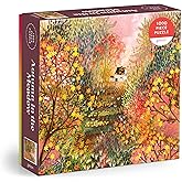 Galison Autumn in The Meadow &ndash; 1000 Piece Jigsaw Puzzle Featuring Beautiful Artwork of A Cottage Nestled Amongst A Fall Meadow