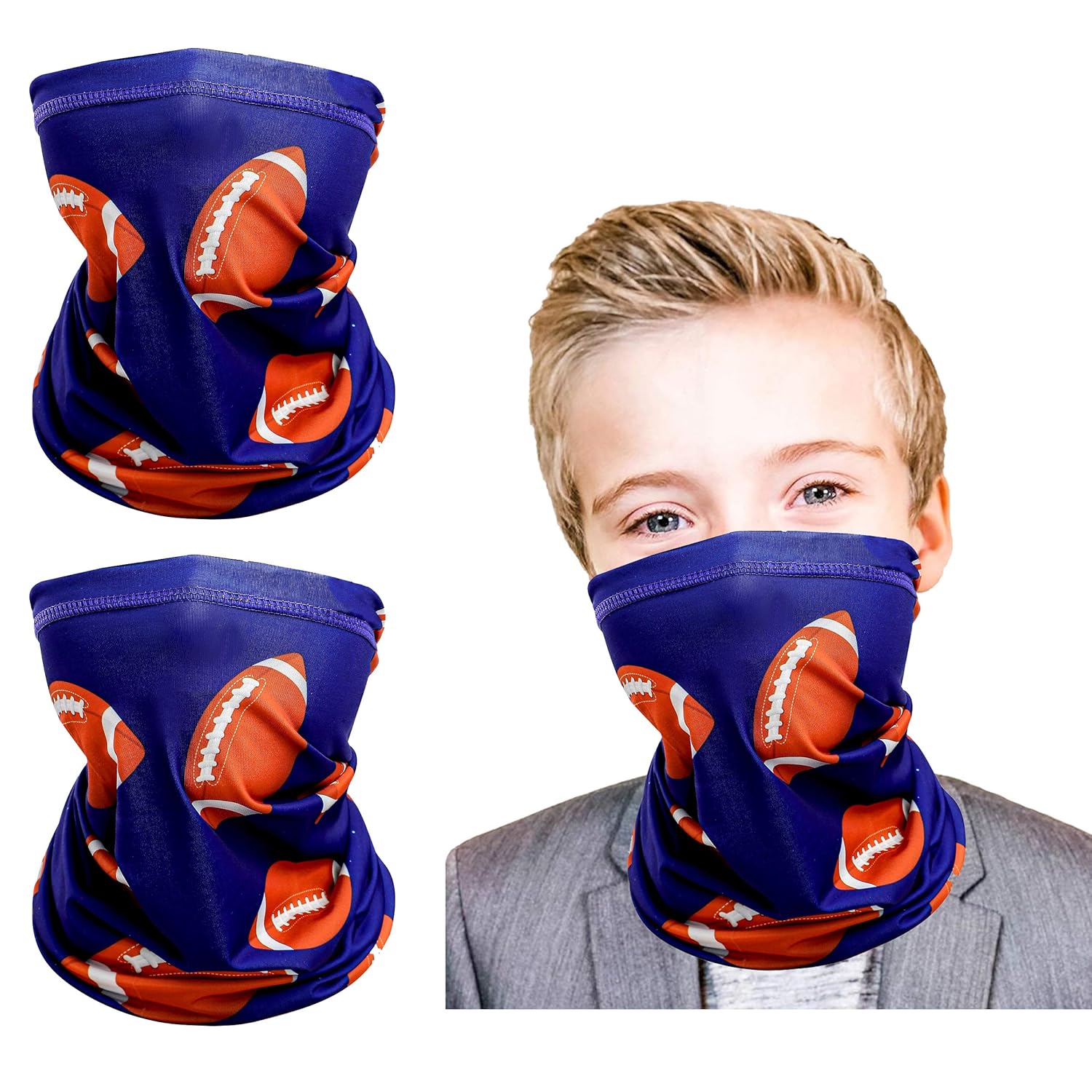 Kids Gaiter Mask Boys Face Bandanas Buff 412 Years Old Youth Gator