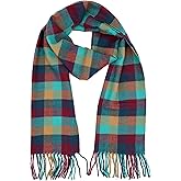 Achillea Cashmere Feel Tartan Plaid Scarf - Classic Winter Scarf for Men & Women, Scottish Heritage Holiday Gift