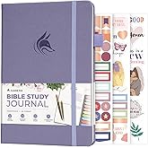 Clever Fox Bible Study Journal – Church Notes Notebook – Note Taking & Journaling Kit – Faith Based Religious Gifts & Accessories (Lavender)