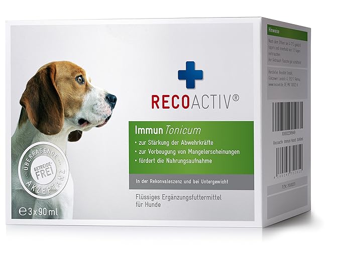 RECOACTIV Immun Tonicum für Hunde - Kurpackung 3x90 ml