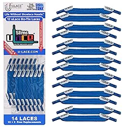 uLace Slims Double Pack - Bright Blue