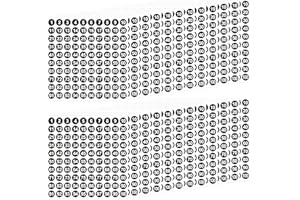 Outus 50 Sheets 1 to 100 Vinyl Consecutive Number Stickers Small Round Labels Inventory/Storage Organizing Stickers for Indoor Outdoor, Storage Organizing, Toolbox, Locker(Black,0.4 Inch)
