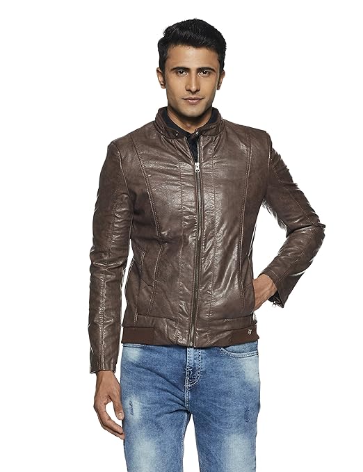 Buy Fort Collins Men�s PU Biker Jacket (92279 AZ_Medium