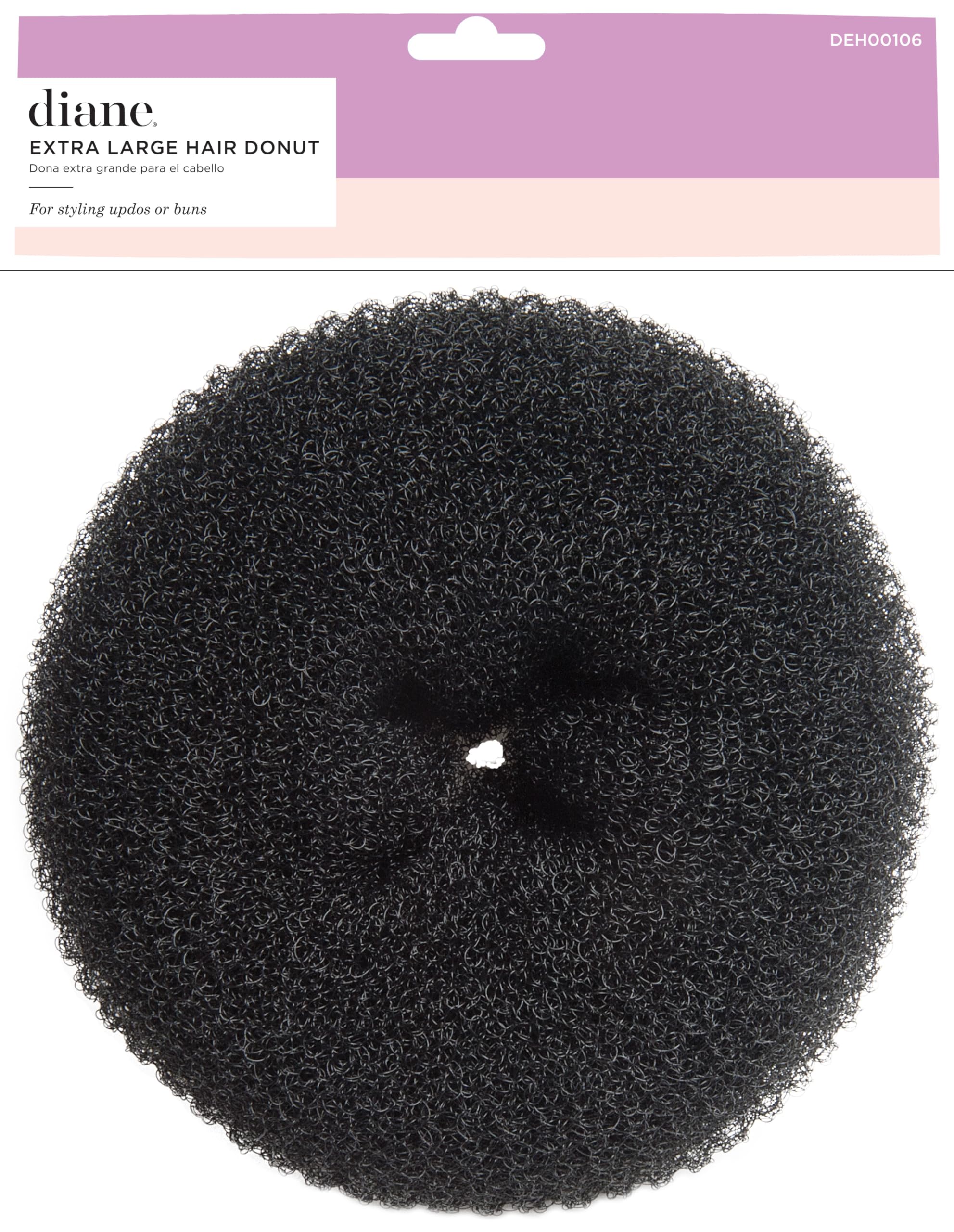 JYtop 1 Pcs Extra Large Size Hair Bun Donut Maker Black