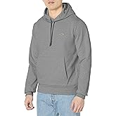 Lacoste mens Men's Long Sleeve Solid Pop Over SweaterSweatshirt