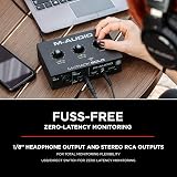 M-Audio M-Track Solo USB Audio Interface with XLR/Line IN and Software Suite view 4