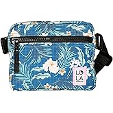 Lola California Sleek Hippie Waist Crossbody Fanny Pack Nylon Bag