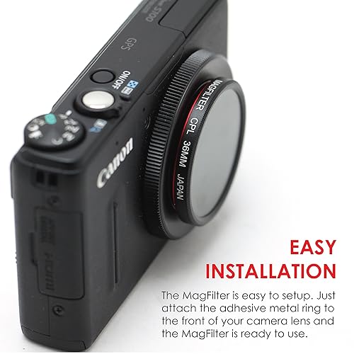 MagFilter 44mm Circular Polarizer Filter (CPL) with Carrier Bag