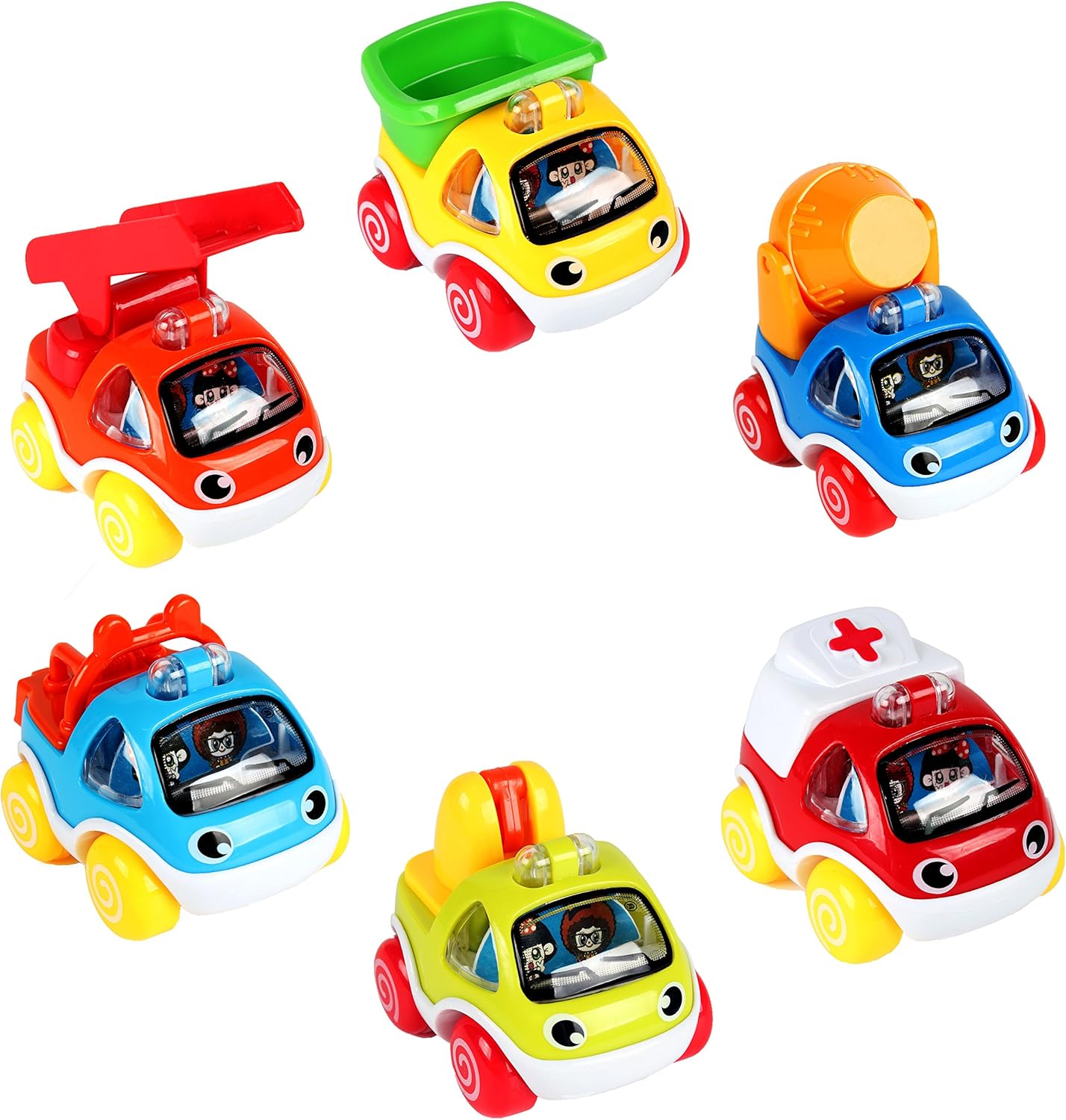 Toy Cars Pull Back and Go Vehicles Friction Car Mini Car Toy Gifts for