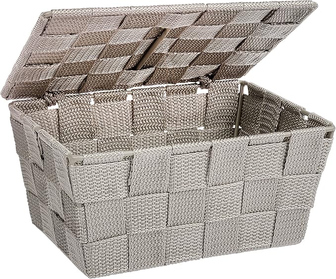 Cestino Adria Mini Wenko 14x9x19cm - Nero, Polipropilene, Organizer Per Bagno, Cucina, Scrivania - Foto 4