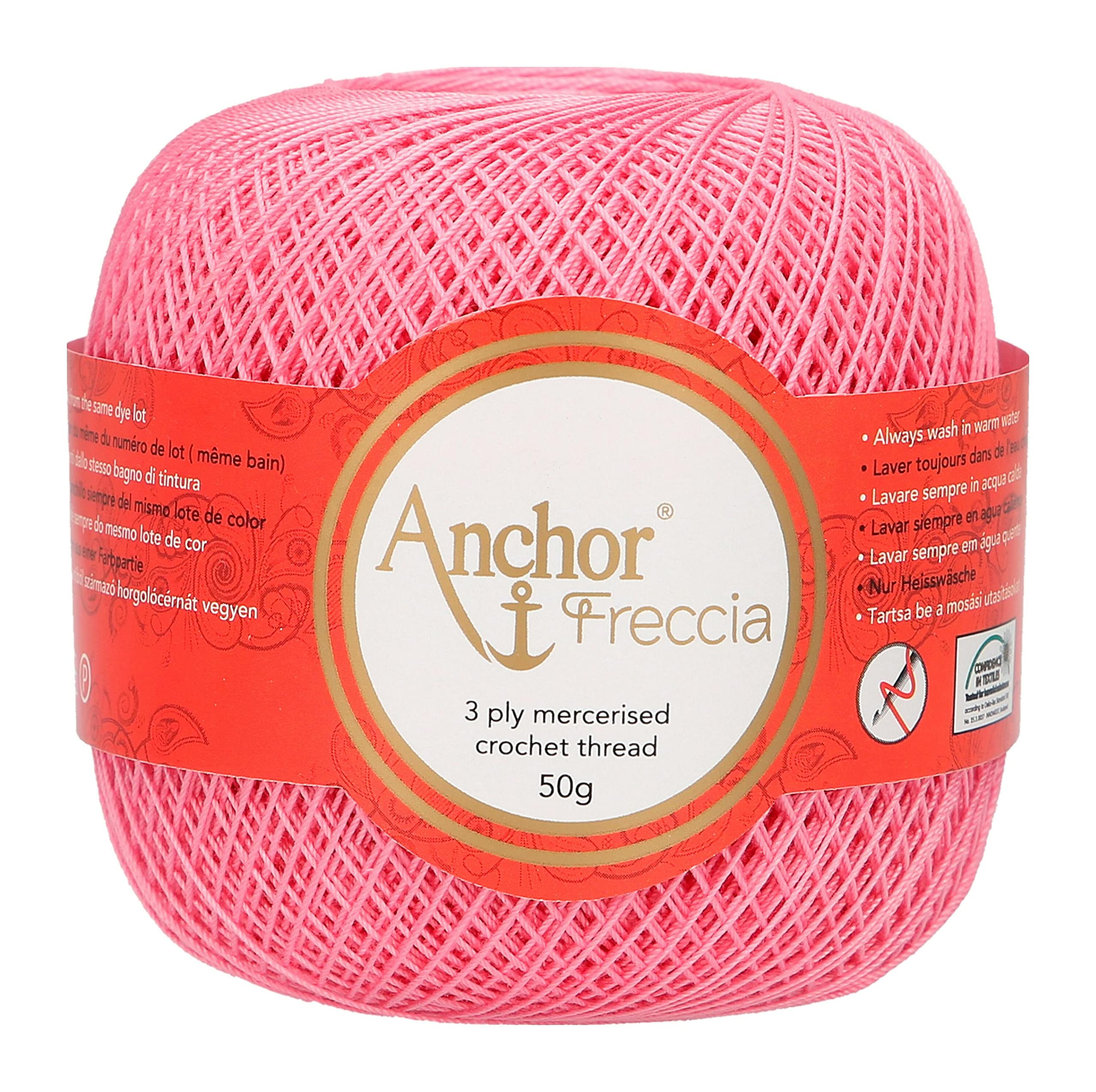 ANCHOR Crochet Yarn, Cotton, 75, Stärke 16