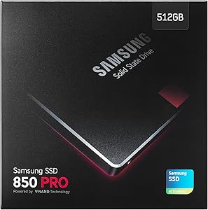 Samsung 850 Pro 512 GB 2.5-Inch SATA 3 SSD 