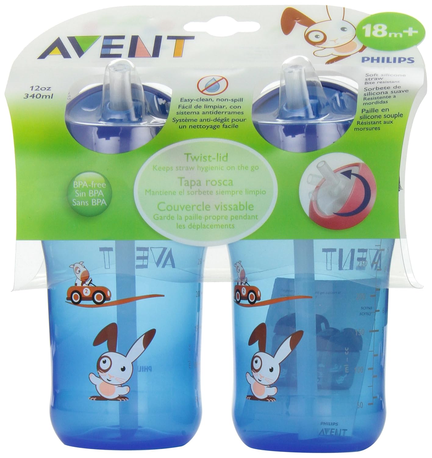 philips avent straw bottle