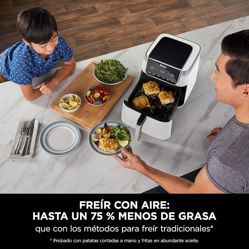 MAX PRO, Freidora de Aire sin Aceite, 6,2L, Blanco