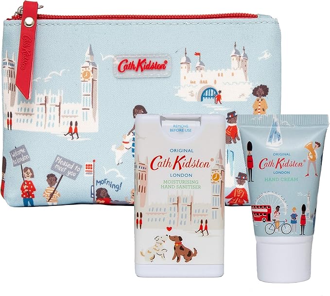 Cath Kidston London People Cosmetic Pouch with Hand Cream