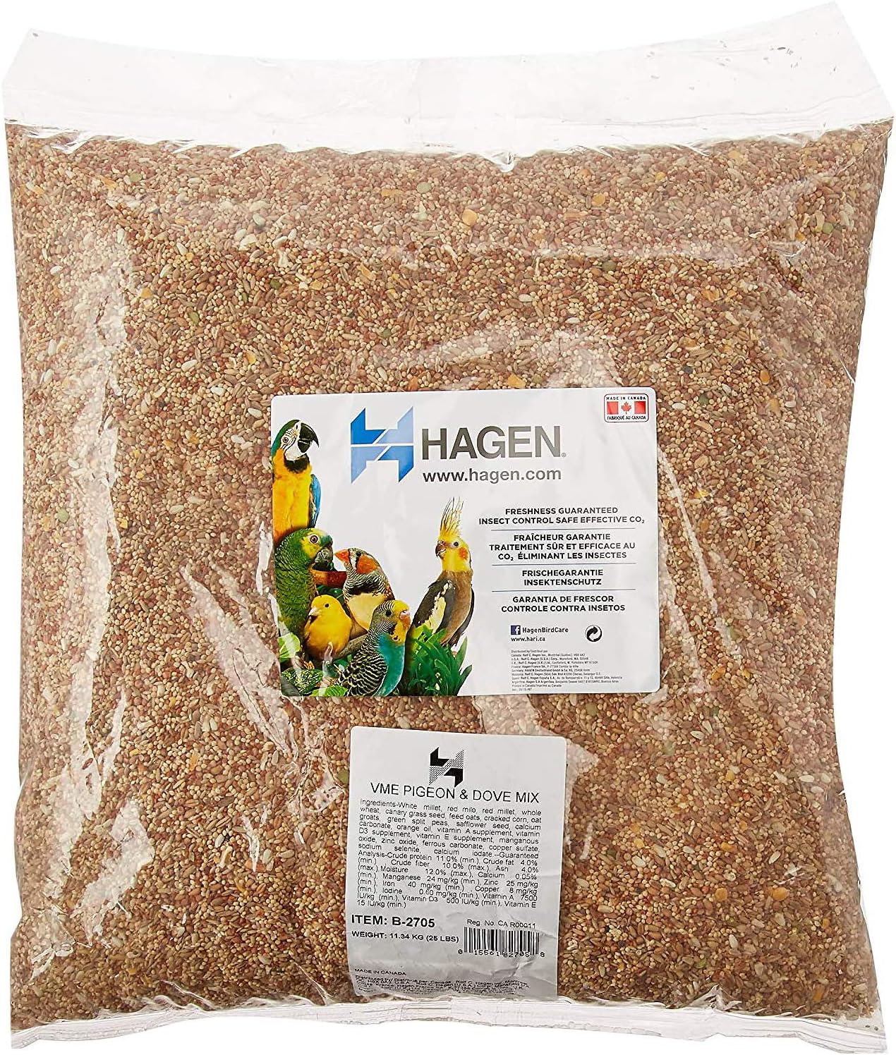 Amazon Com Hagen Pigeon Dove Seed Nutritionally Complete Bird Food Pet Supplies