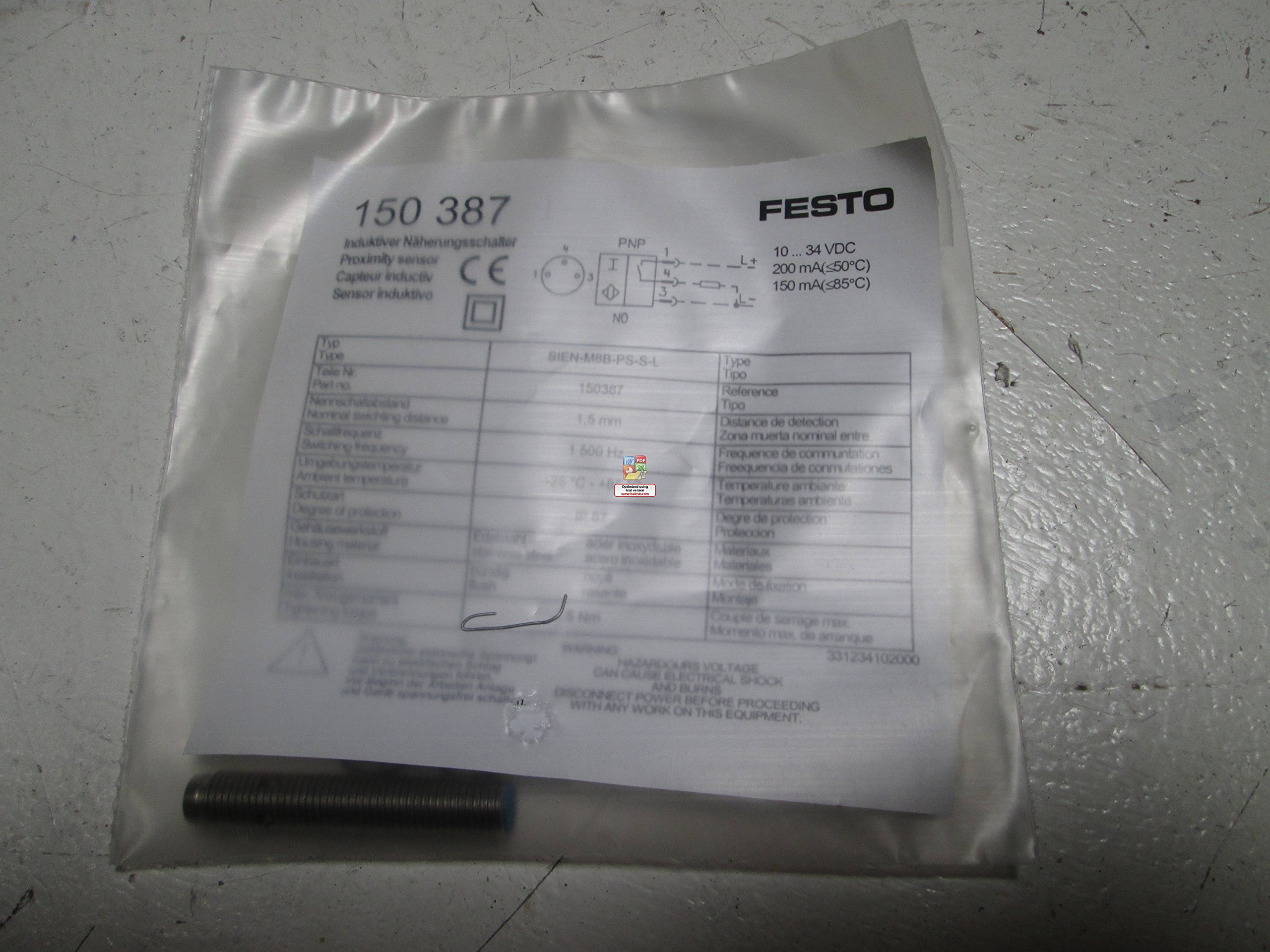 Festo SGS-M20X1.5 Rod Eye