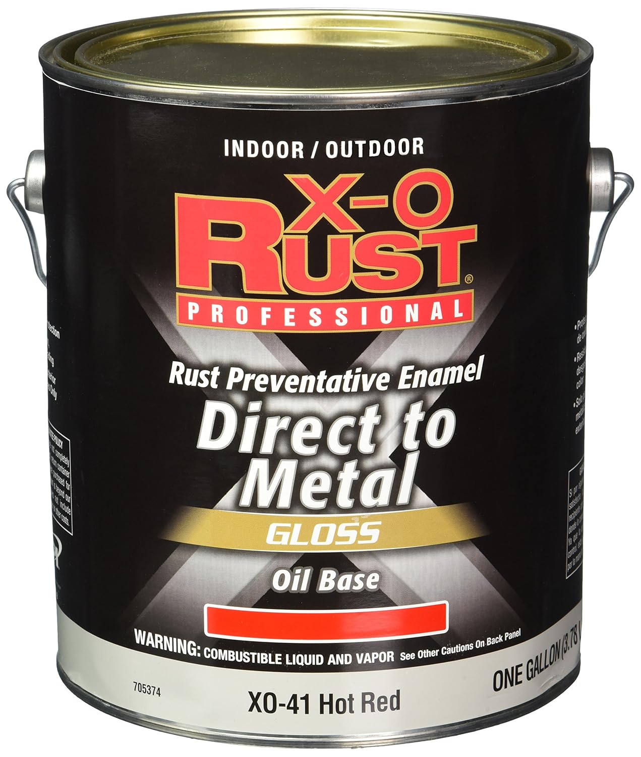 True Value XO41GL XO Rust Protection Rust ProtectionGallon Red Gloss Enamel Interior House