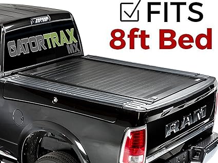 Gatortrax Mx Retractable Fits 2009 2019 Dodge Ram 8 Foot Bed No Rambox Only Matte Aluminum Truck Bed Tonneau Cover G80233 Amazon In Car Motorbike