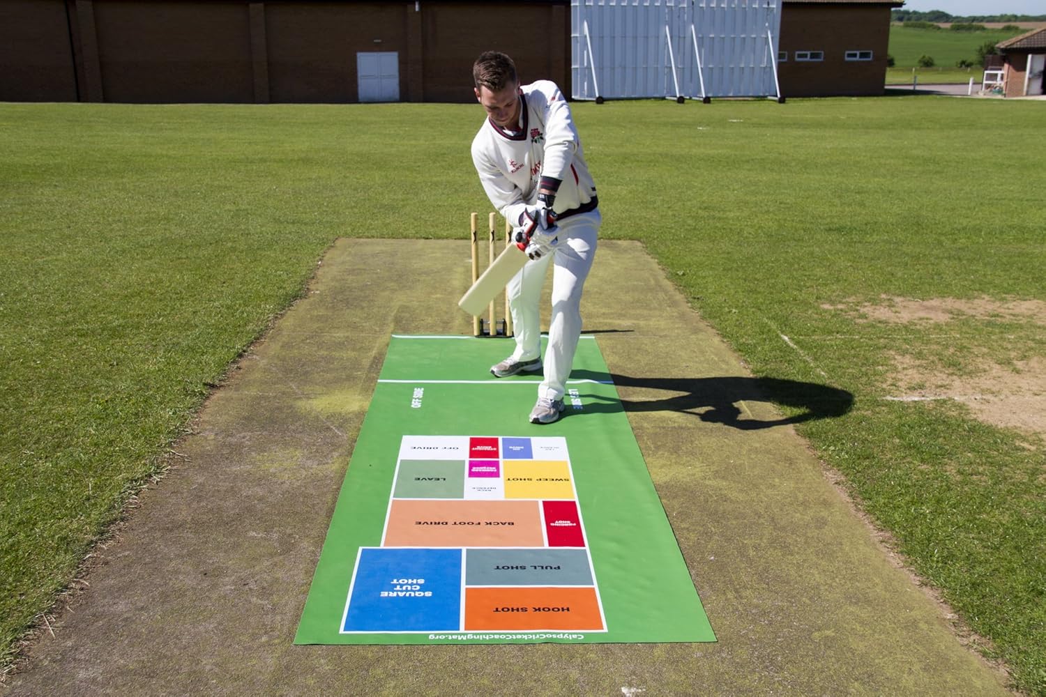cricket practice mat