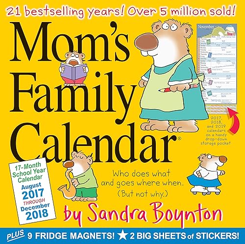 Download Mom's Family 17-Month 2017-2018 Calendar PDF