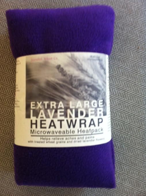 Forro polar de microondas bolsa de trigo con lavanda – violeta – tamaño XL