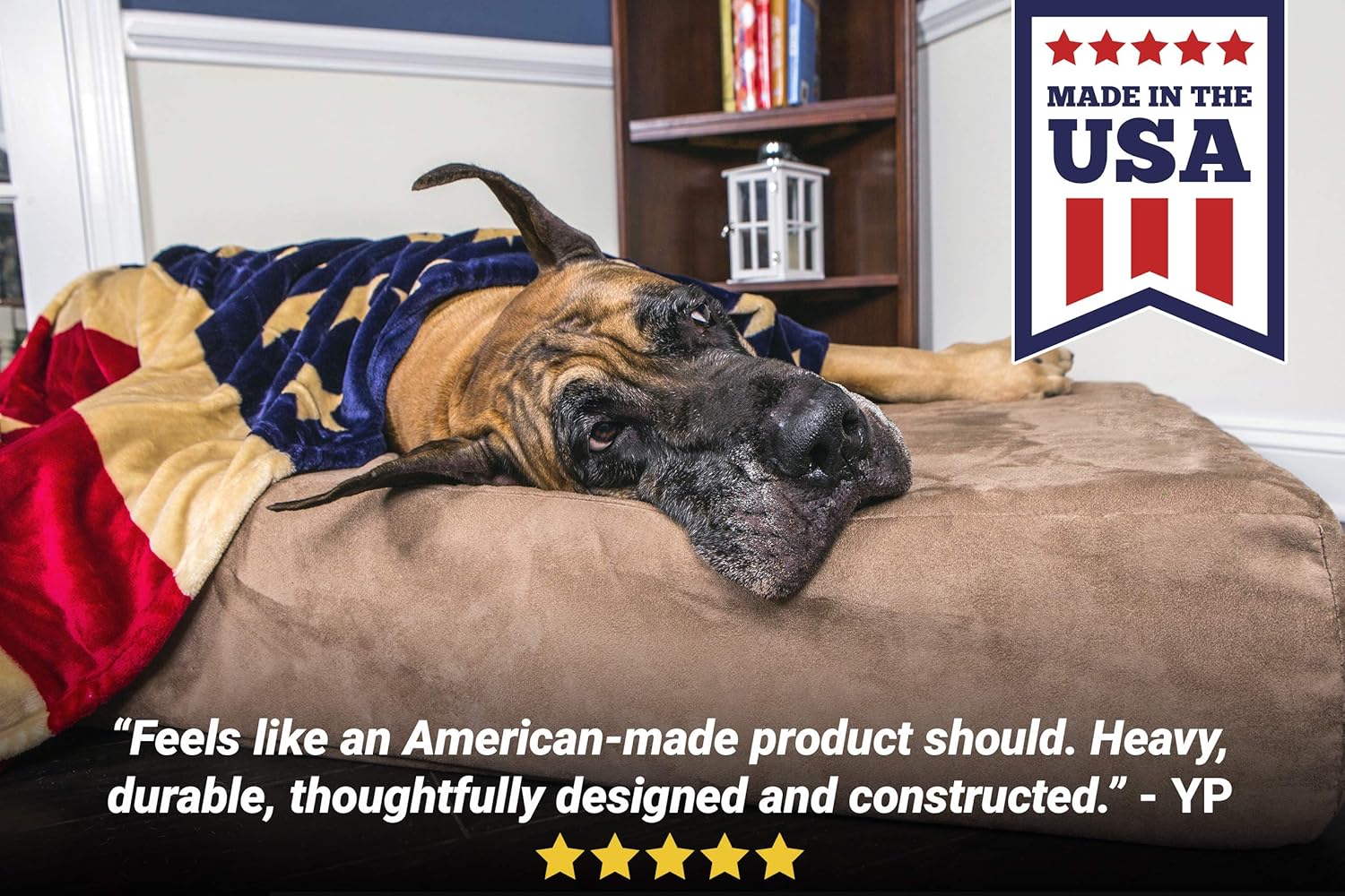 Big Barker 7" Orthopedic Dog Bed with Pillow-Top (Headrest Edition) | Dog Beds Made for Large, Extra Large & XXL Size Dog Breeds | Removable Durable Microfiber Cover | Made in USA : Pet Supplies