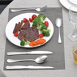 Eisinly 20-Piece Silverware Set Service for 4, Food