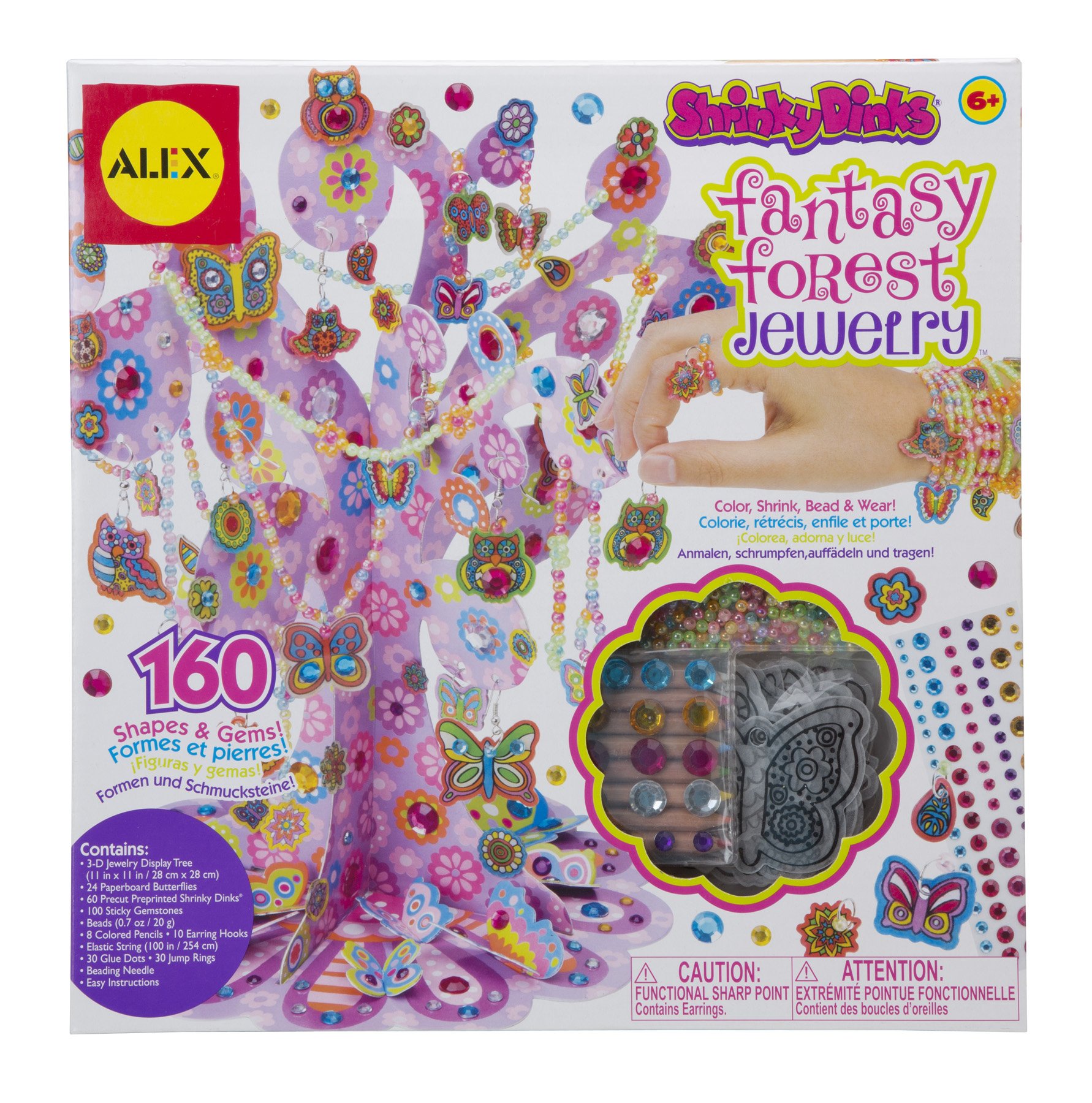 Download Shrinky Dinks Fantasy Forest Jewelry Kit Kids Art And Craft Activity Buy Online In Angola At Angola Desertcart Com Productid 4170315
